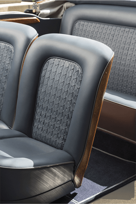 Serapian Bespoke Assoluto - refurbishing the interiors of a car from the 1930s