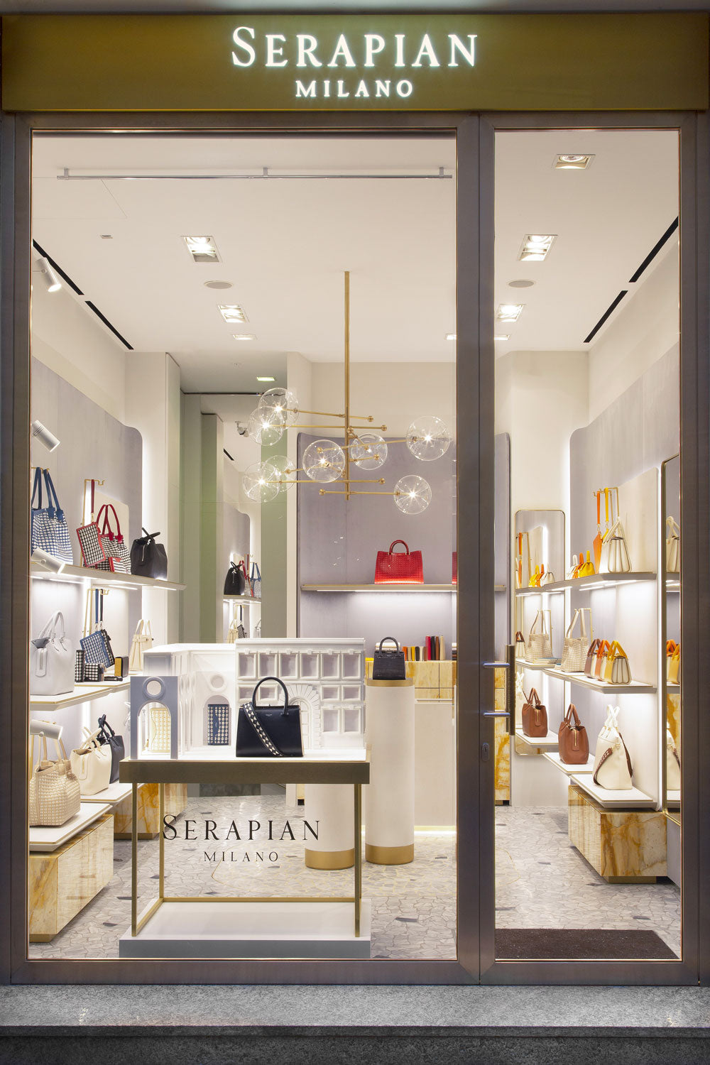Serapian Boutique Milan Via Della Spiga Entrance