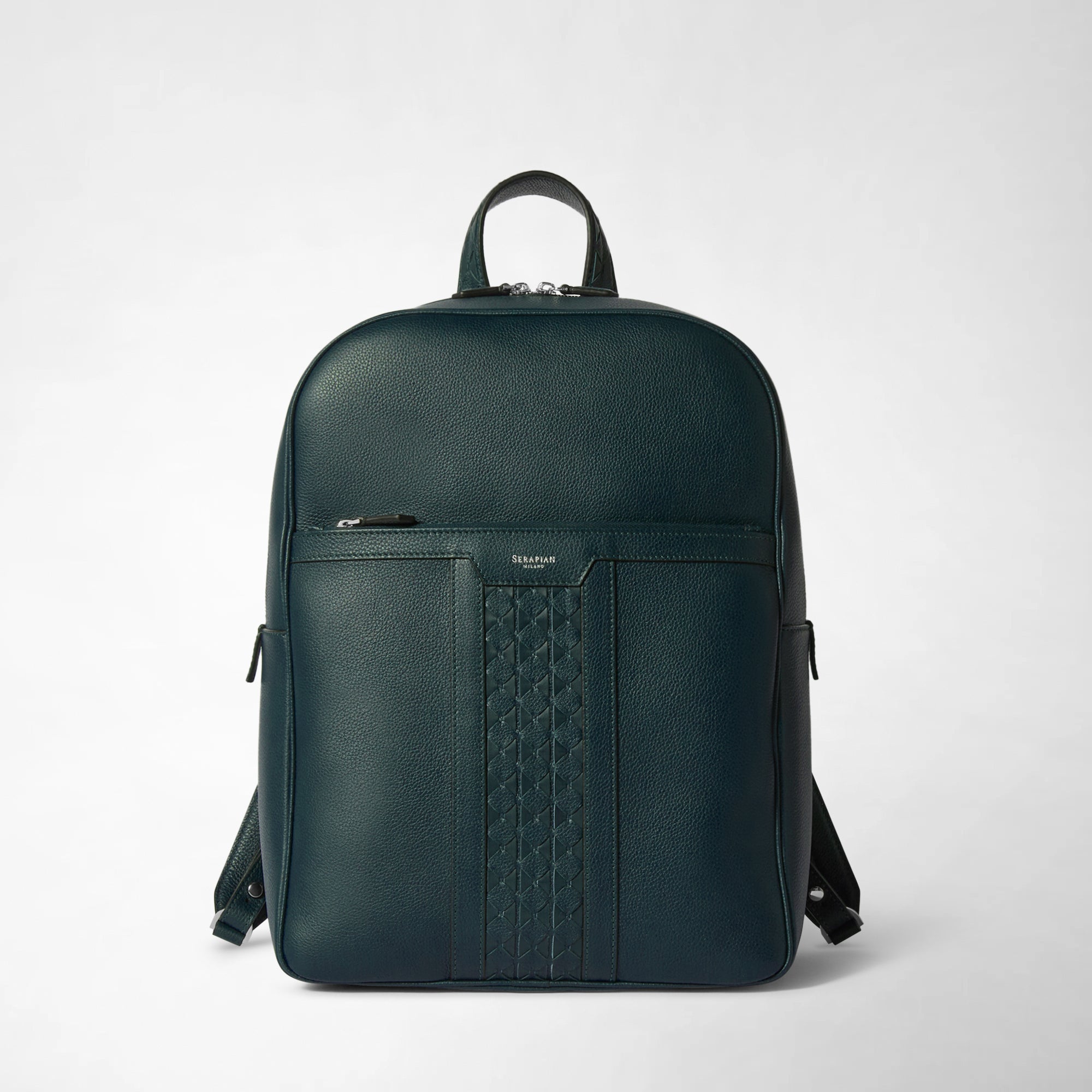 BACKPACK IN CACHEMIRE LEATHER AND MOSAICO