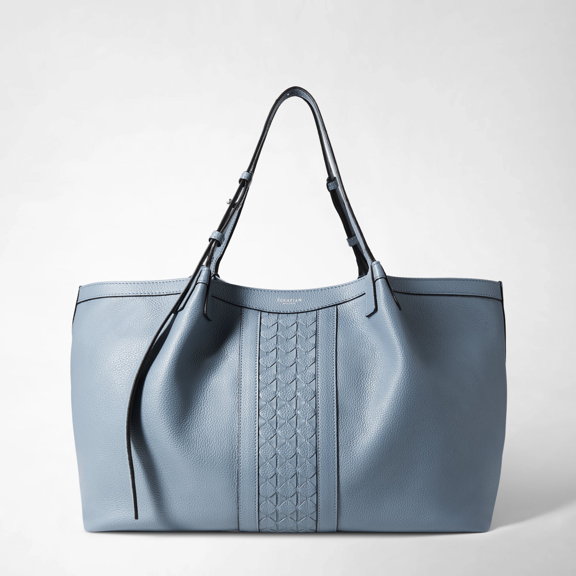 SECRET TOTE BAG IN CACHEMIRE LEATHER AND MOSAICO