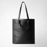 Borsa tote da giorno in mosaico - black