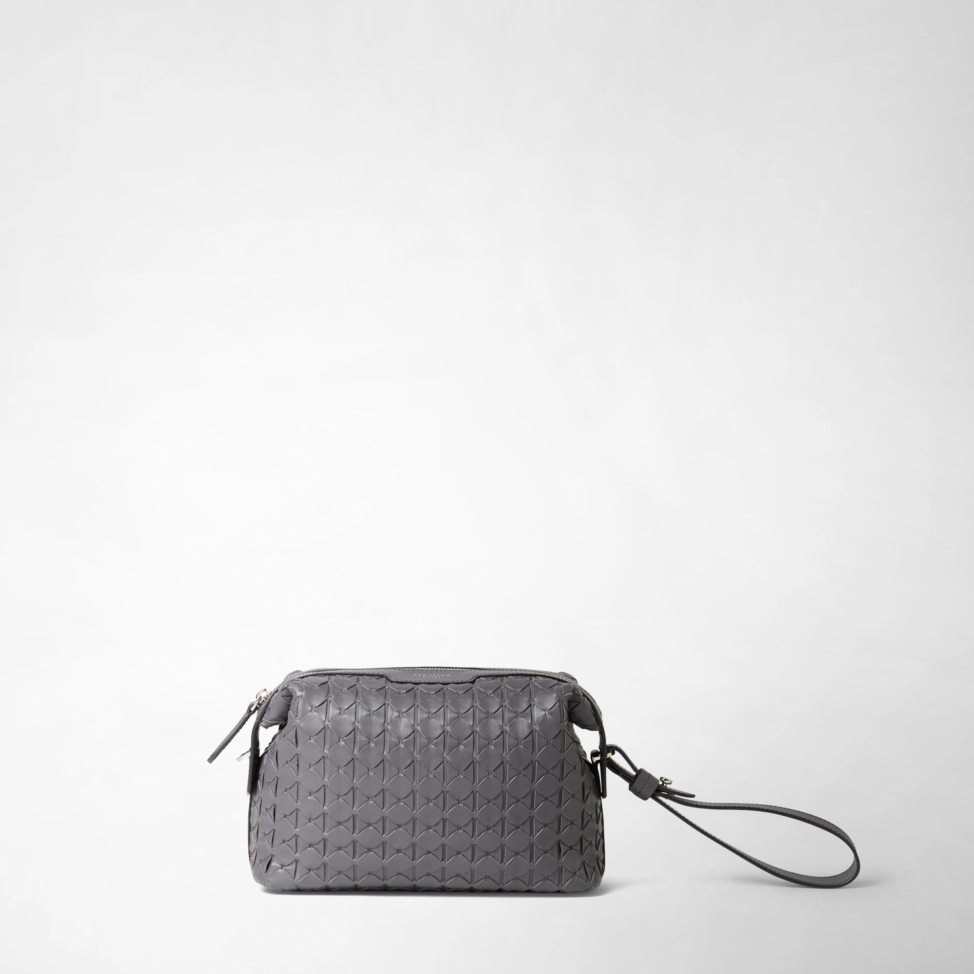 MOSAICOナッパレザー製2-in-1メンズクラッチバッグ