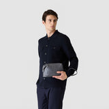 2-in-1 clutch in mosaico - shadow