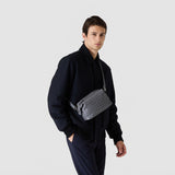 2-in-1 clutch in mosaico - shadow