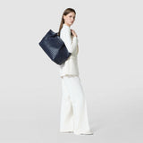 Tote bag secret in mosaico - midnight blue