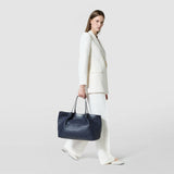 Tote bag secret in mosaico - midnight blue