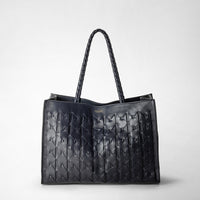 1928 TOTE BAG IN MOSAICO Midnight Blue