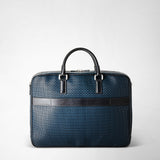 Borsa business slim in stepan - ocean blue/black