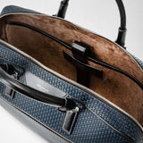 Borsa business slim in stepan - ocean blue/black