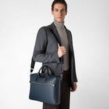 Borsa business slim in stepan - ocean blue/black