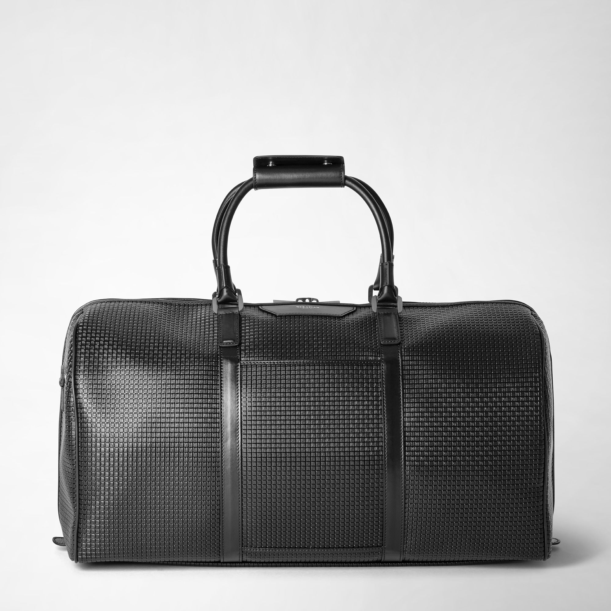 Holdall in stepan black eclipse and black – Serapian