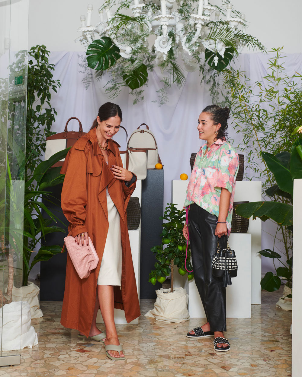 Secret Clutch Bag in Mosaico - Serapian