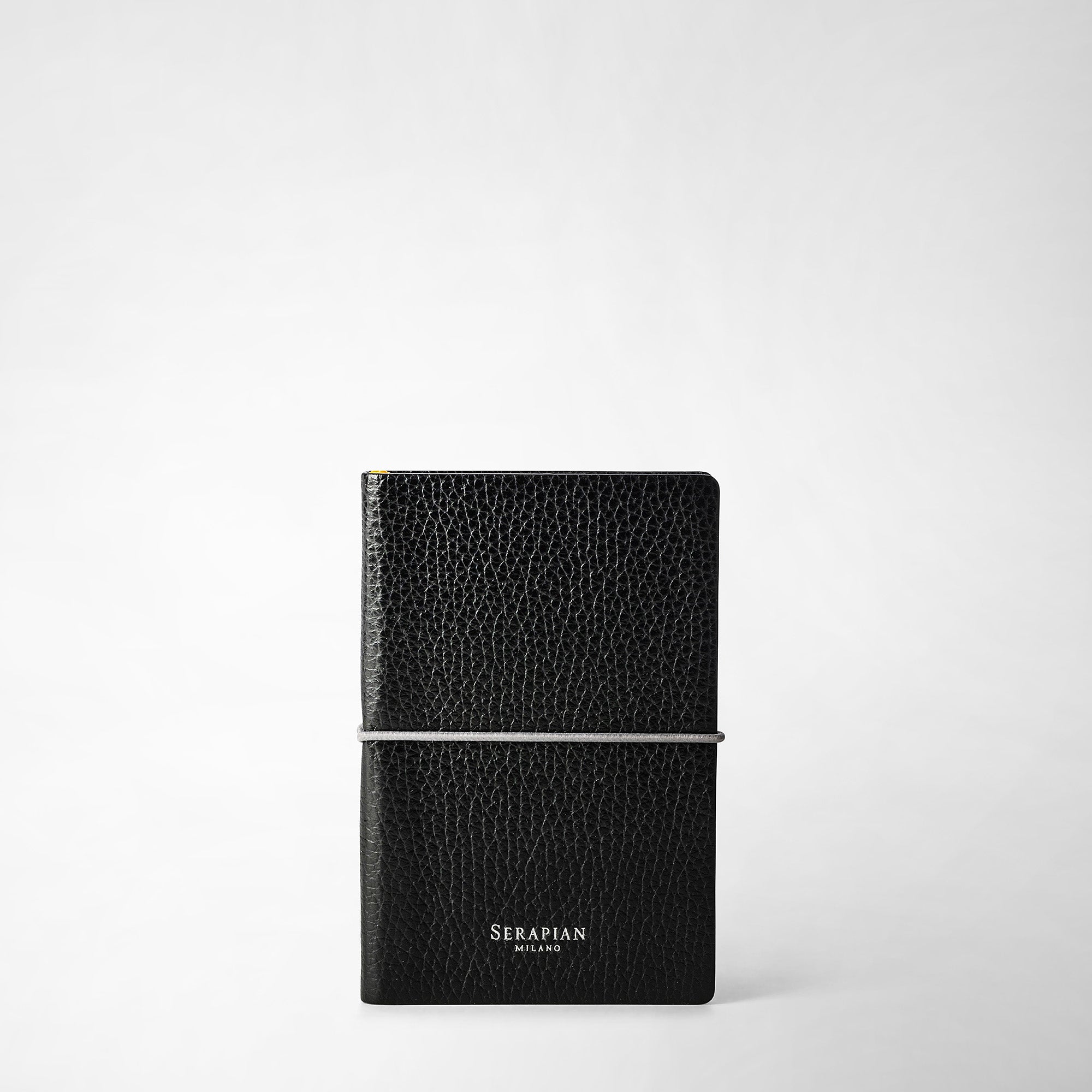 Notebook In Cachemire Leather Black Serapian Boutique Online notebook-in-cachemire-leather-black-serapian-boutique-online