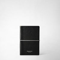 NOTEBOOK IN CACHEMIRE LEATHER Black