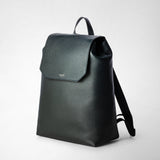 Day backpack in cachemire leather - navy blue