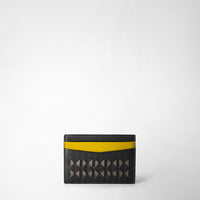 4-CARD HOLDER IN MOSAICO Anthracite/Smoke/Curry