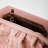 Secret clutch bag in mosaico - blush