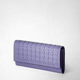 Continental wallet in mosaico - lilac
