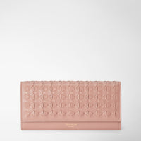 CONTINENTAL WALLET IN MOSAICO Blush