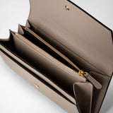 Continental wallet in rugiada leather - sahara
