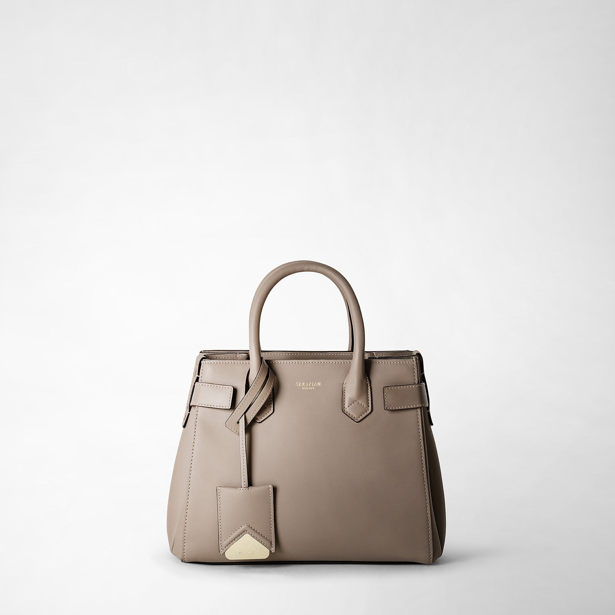 SETAレザー製MELINE'ハンドバッグ – Serapian Boutique Online