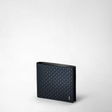 8-card billfold wallet in stepan - ocean blue/black