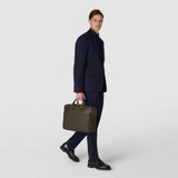 LARGE BRIEFCASE IN CACHEMIRE LEATHER