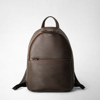BACKPACK IN CACHEMIRE LEATHER Espresso