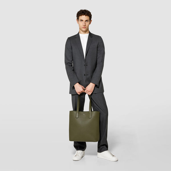 Suede Tote Bag for Men - Sartolane