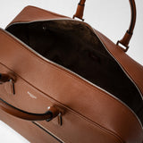 Medium weekender in cachemire leather - tobacco