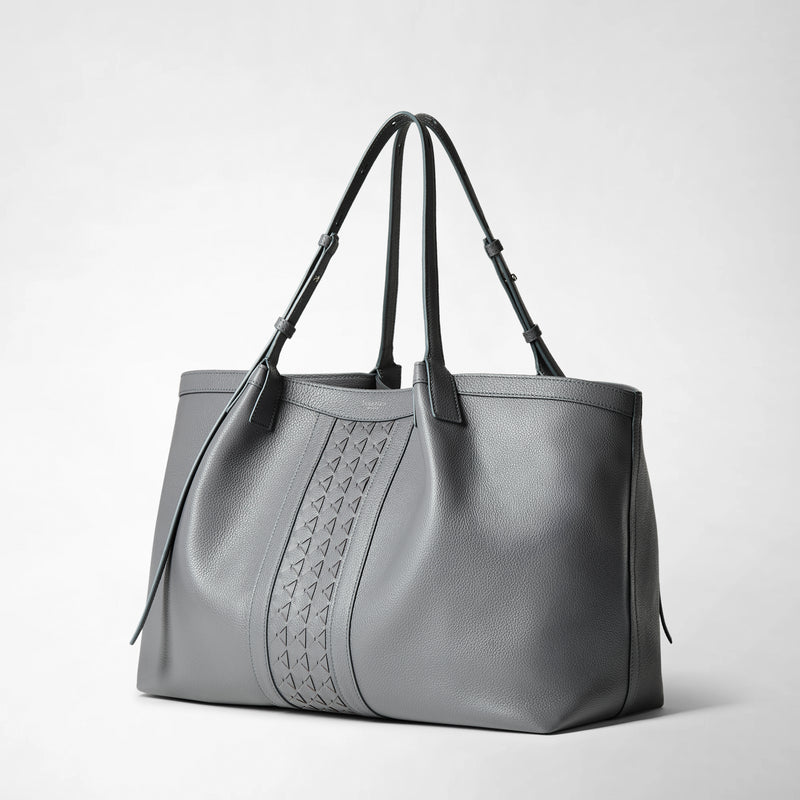 CACHEMIREレザー & MOSAICO製SECRETトートバッグ