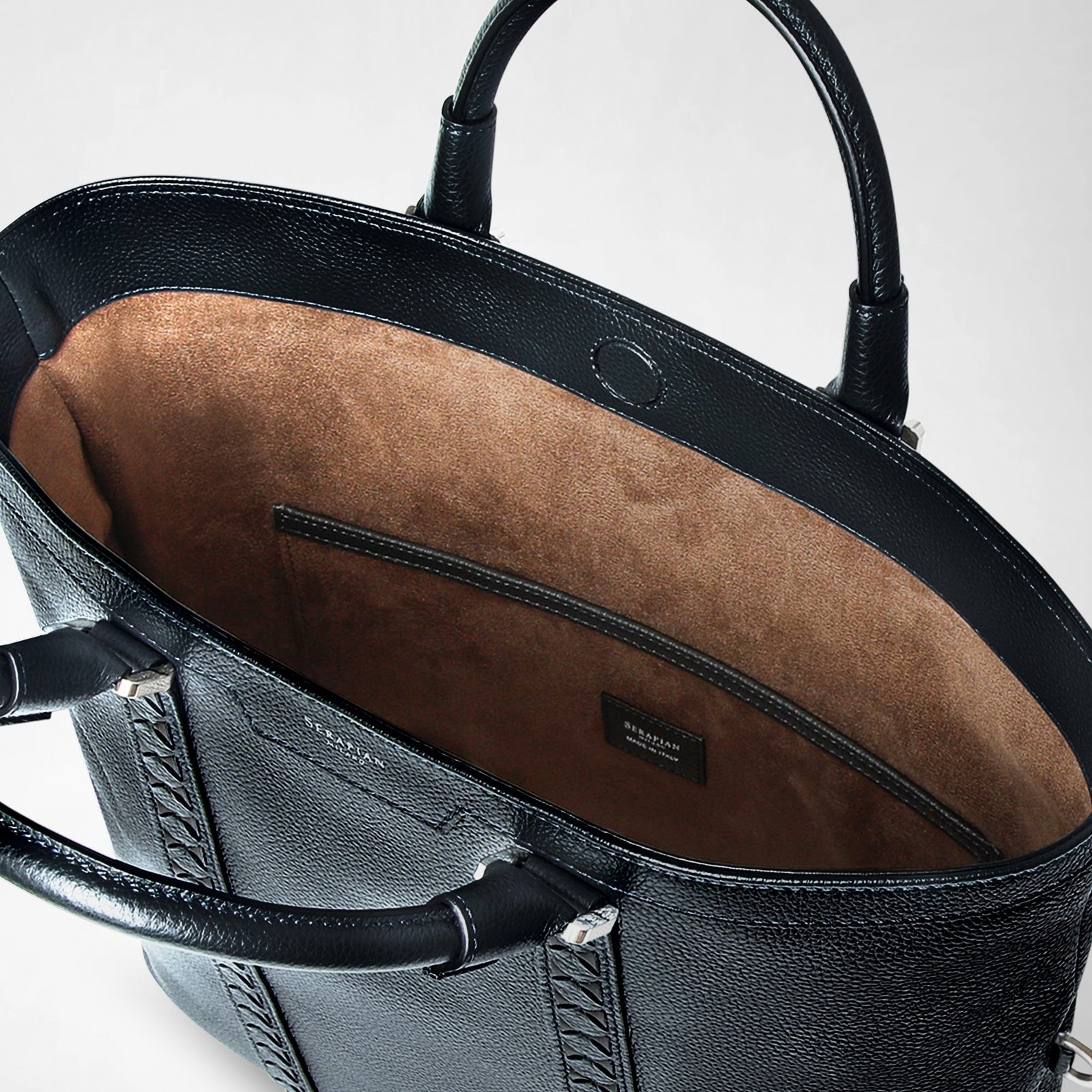 ブルーのメンズトートバッグ