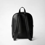 Backpack in cachemire leather and mosaico - black