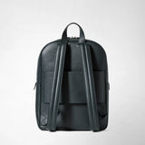 Backpack in cachemire leather and mosaico - navy blue