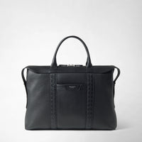 SOFT BRIEFCASE IN CACHEMIRE LEATHER AND MOSAICO