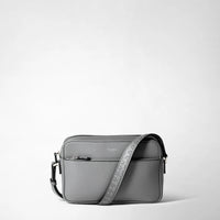 EAST WEST MESSENGER IN CACHEMIRE LEATHER Shadow