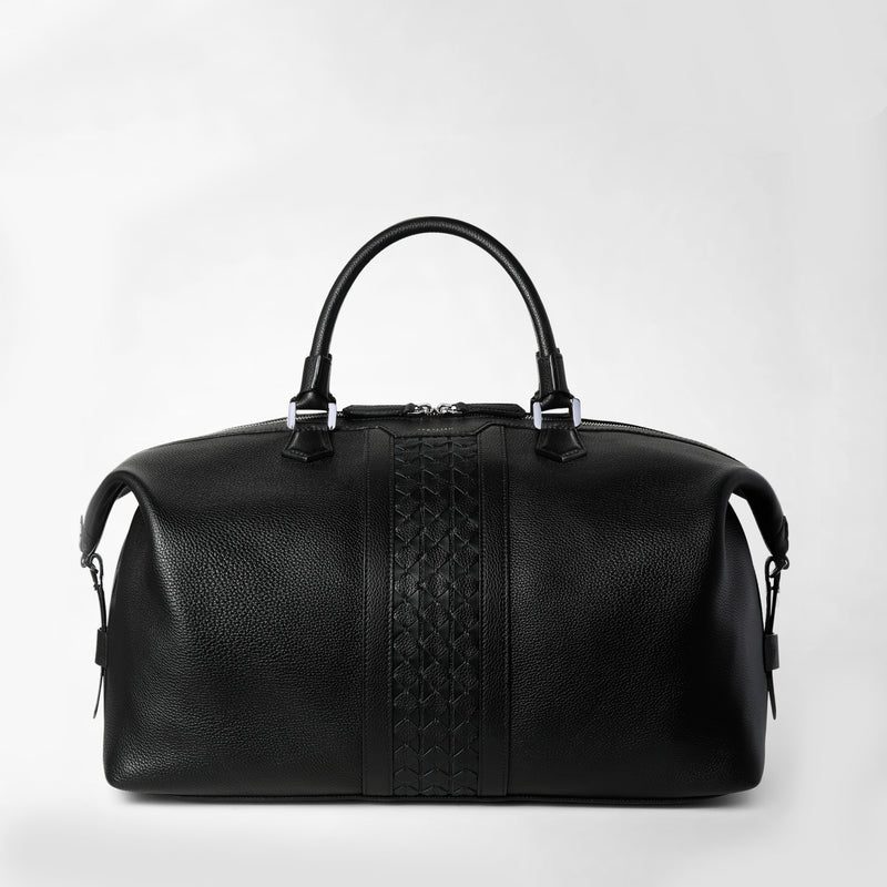 Serapian Travel Bag In Cachemire Leather And Mosaico, Man