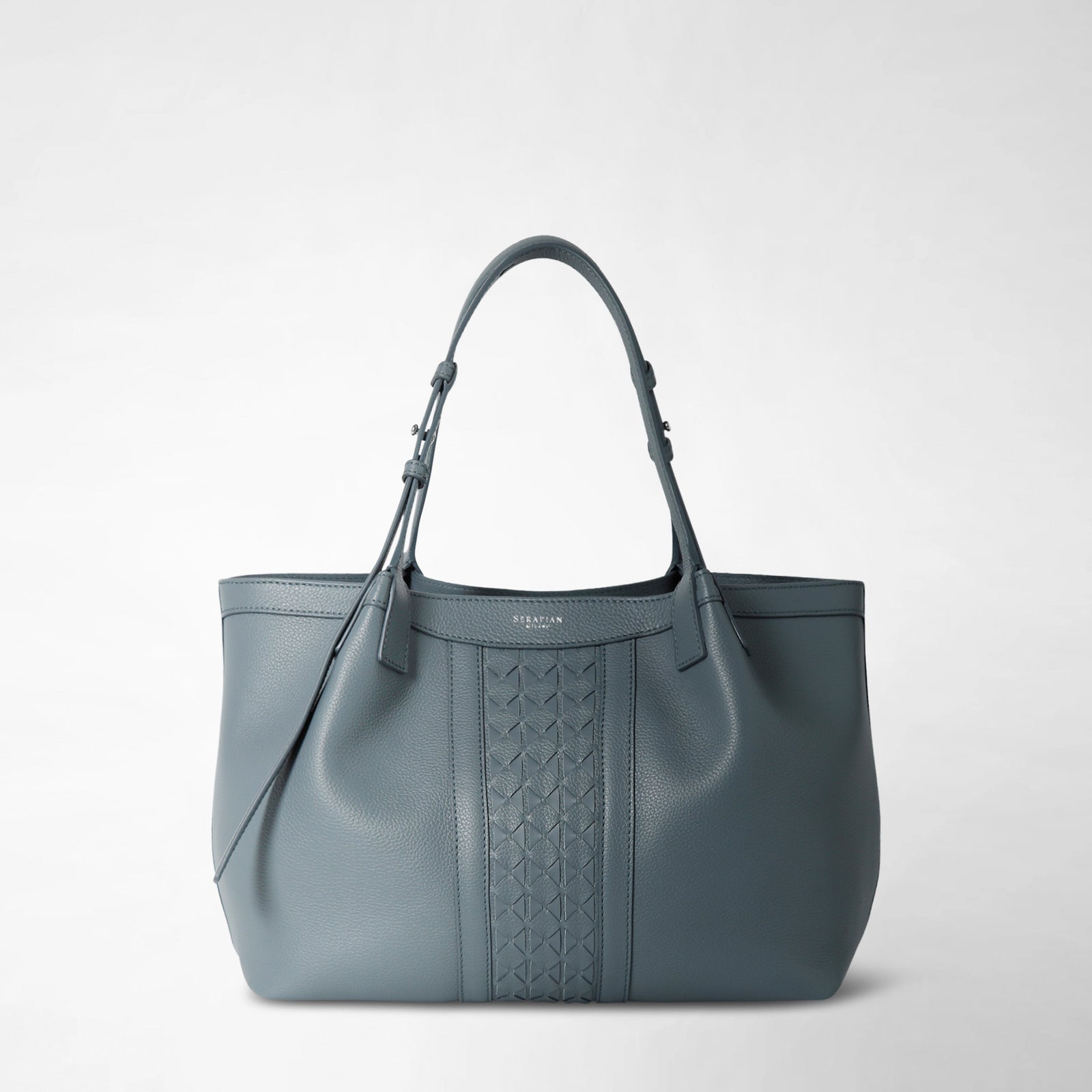 トートバッグ SERAPIAN SECRET TOTE BAG IN CACHEMIRE LEATHER SMALL SECRET TOTE BAG IN CACHEMIRE LEATHER AND MOSAICO