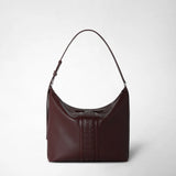 Ani shoulder bag in cachemire leather and mosaico - grape