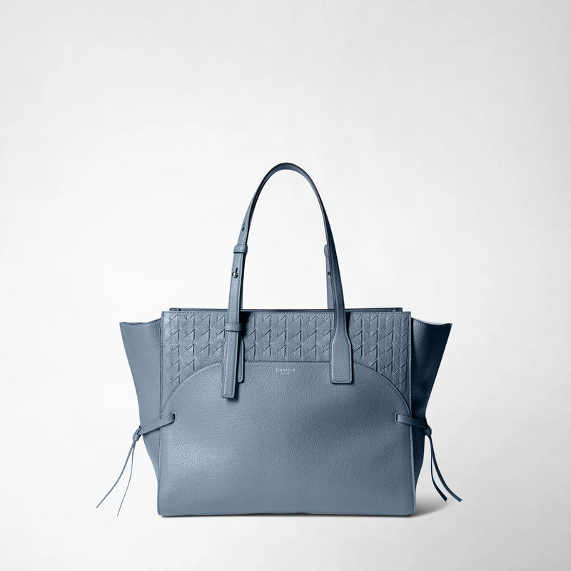 MEDIUM MARO BAG IN CACHEMIRE LEATHER AND MOSAICO