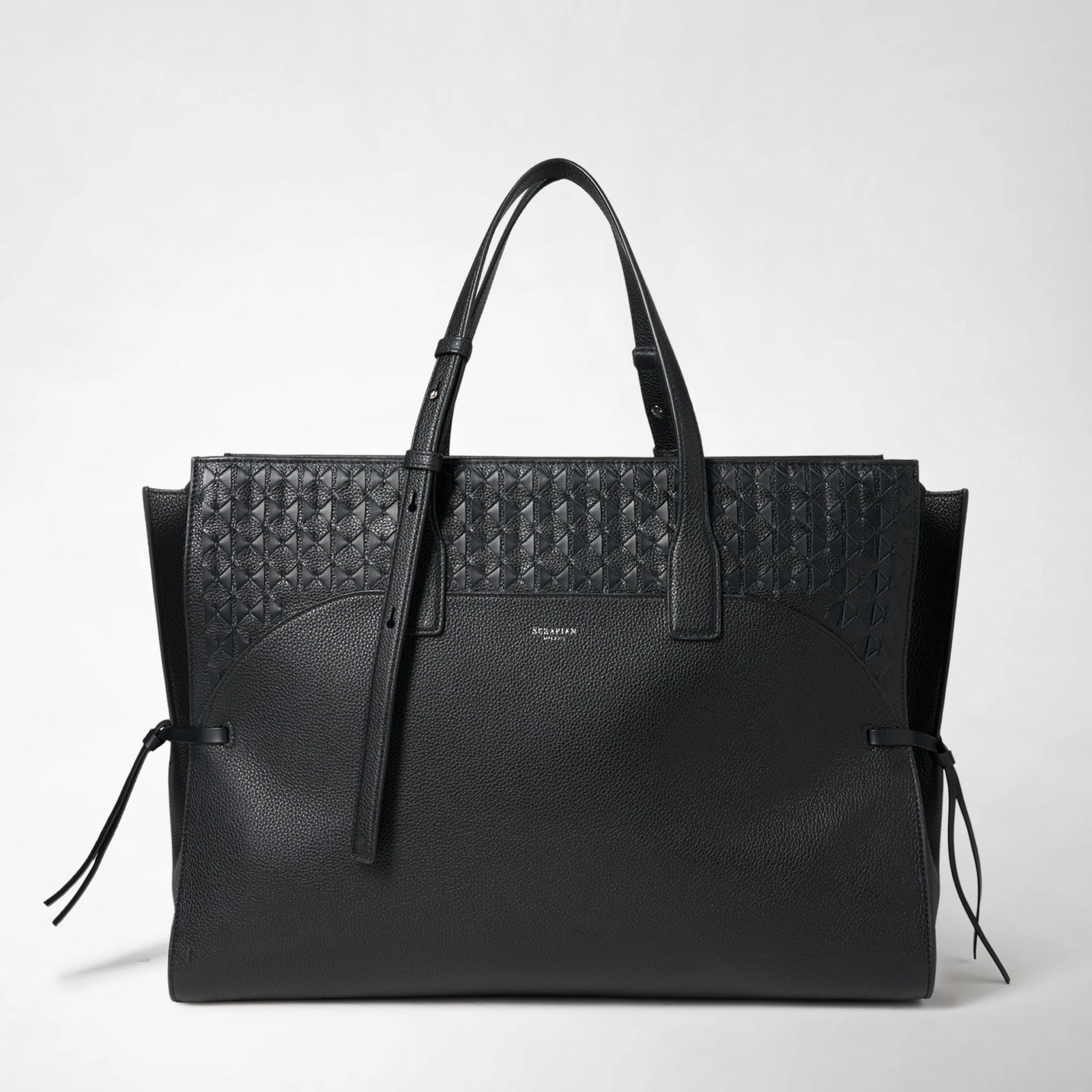 SERAPIAN トート V Black/Cuoio SRCMOWLL738845A001_01_129e9040