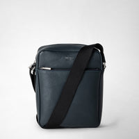 North South Crossbody Bag Evoluzione Leather Eclipse Black
