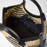 BORSA SECRET MINI IN RAFIA