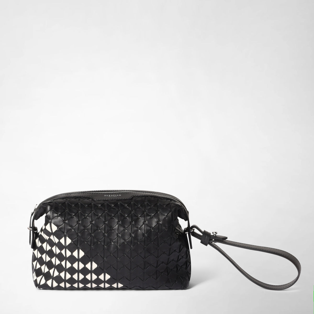 人気上昇！【SERAPIAN】クラッチバッグ クロスボディバッグ clutch in stepan ocean blue black