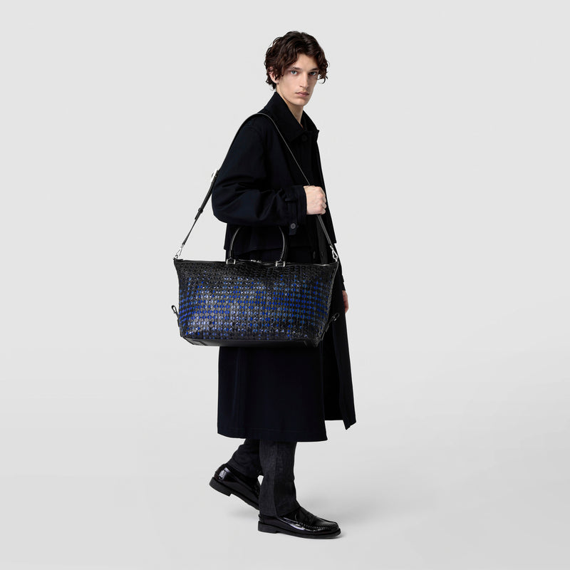 Sac de voyage en mosaico mestieri d'arte - riflessi blue