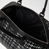 Travel bag in mosaico mestieri d'arte - black/grey