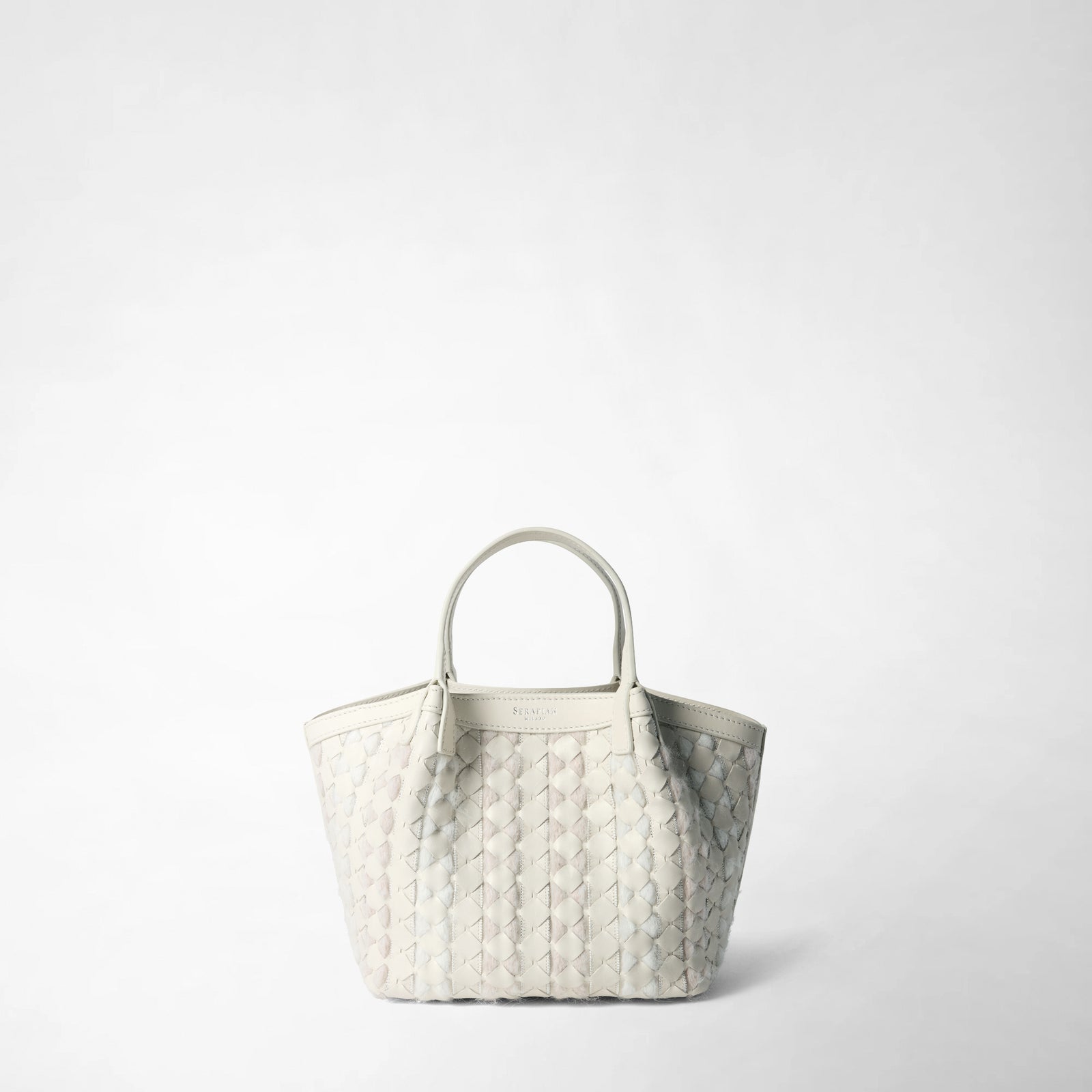 MOSAICO Mestieri d'Arte製ミニSECRETバッグ オフホワイト