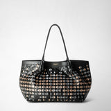 Mosaico mestieri d'arte製スモールsecretトートバッグ - riflessi black