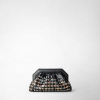 SECRET CLUTCH BAG IN MOSAICO MESTIERI D'ARTE Riflessi Black