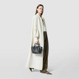 Mini secret bag in mosaico microchain - black